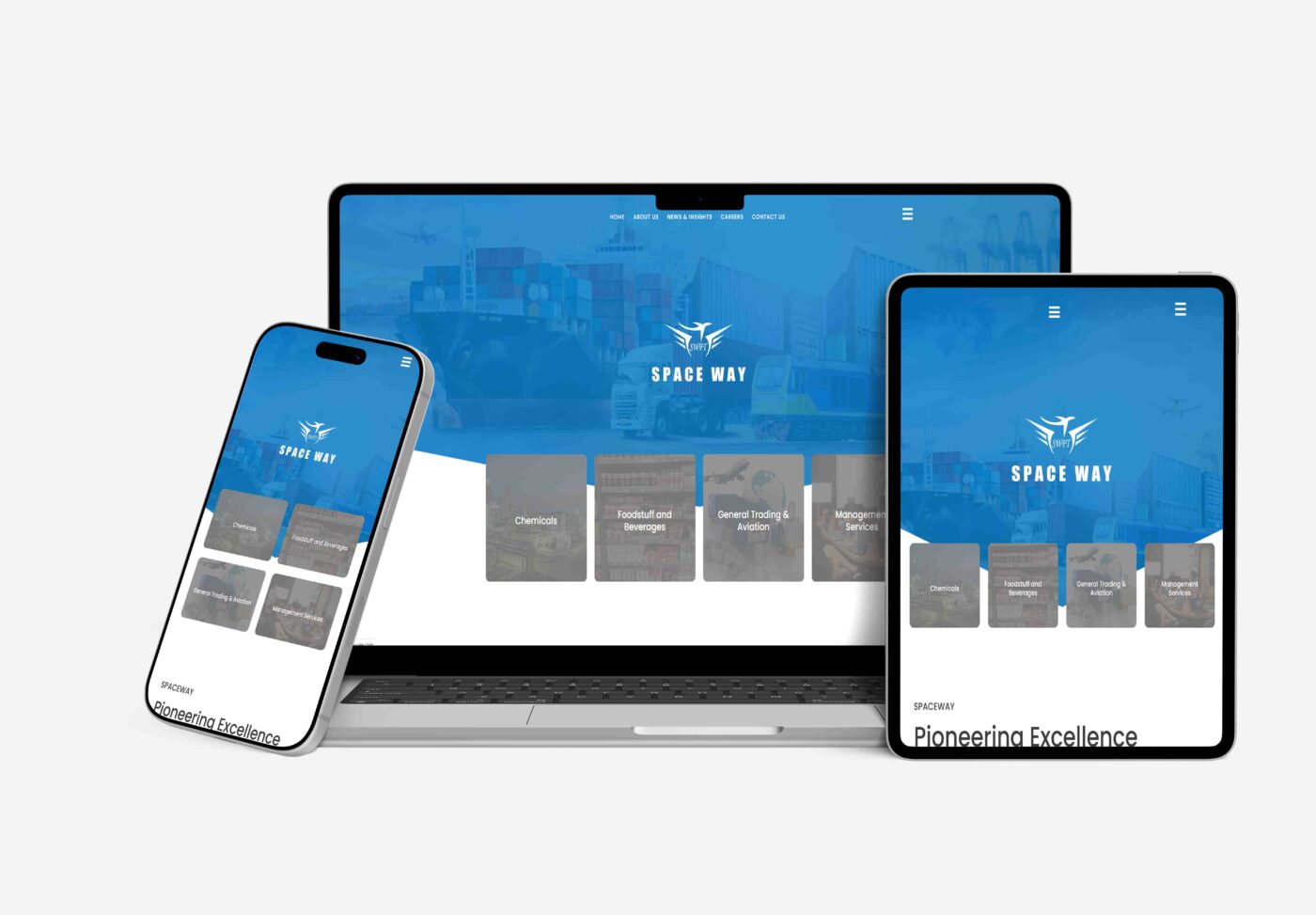 Website designed by Gaggo for Spaceway Group of Companies